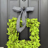 Square Boxwood Wreath for All Seasons - TwoInspireYou