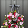 Pink & Red Peony Valentine’s Day Wreath - TwoInspireYou
