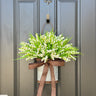 White Lily of the Valley Bucket Wreath - TwoInspireYou