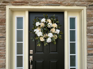 Honey Cream Peony Wreath for Summer - TwoInspireYou