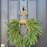 Cascading Fern Wreath - Year Round Fern Wreath Door Hanging - TwoInspireYou