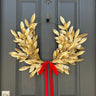 Golden Laurel Luxe Wreath - TwoInspireYou