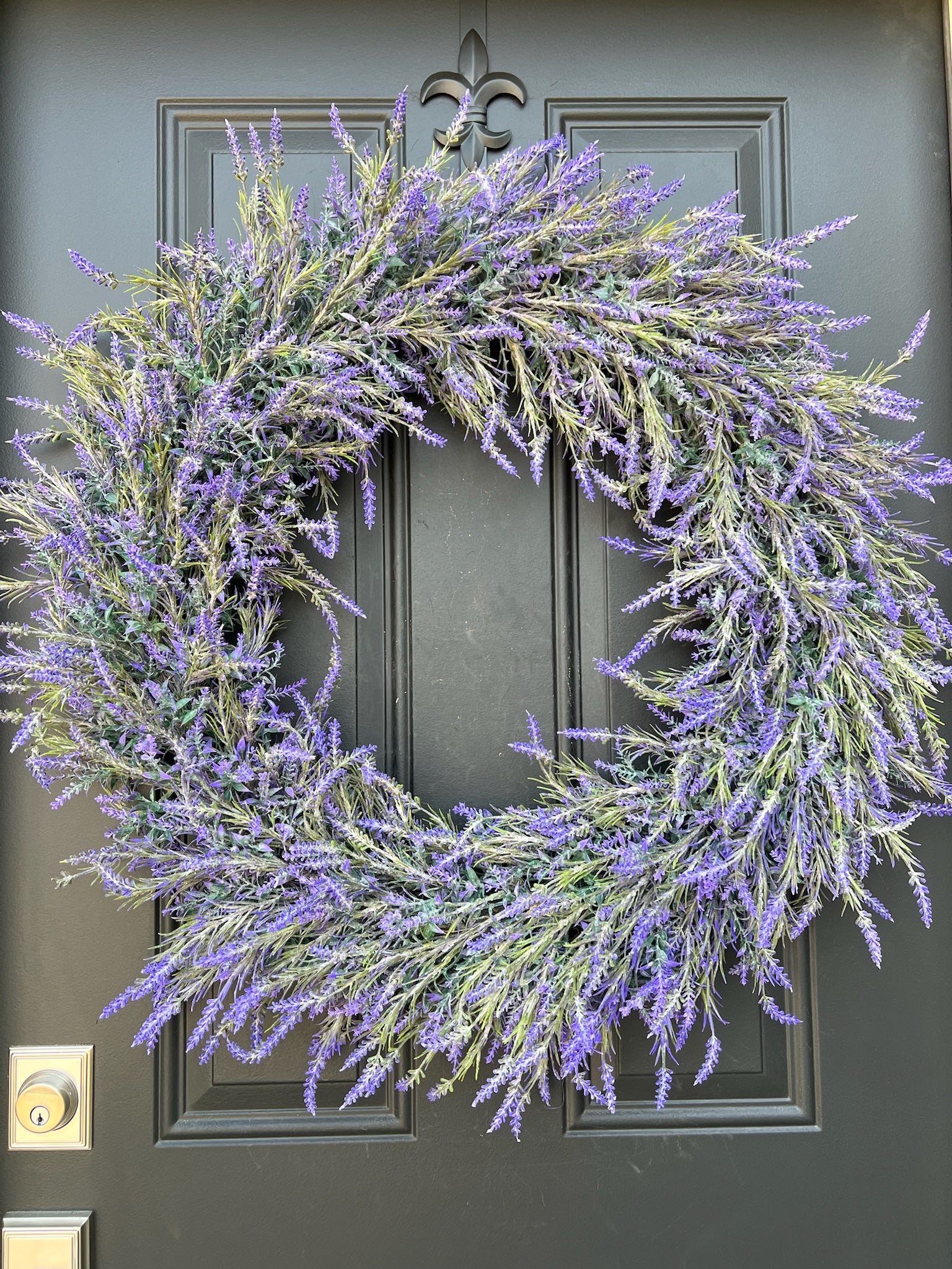Large Lavender Wreath