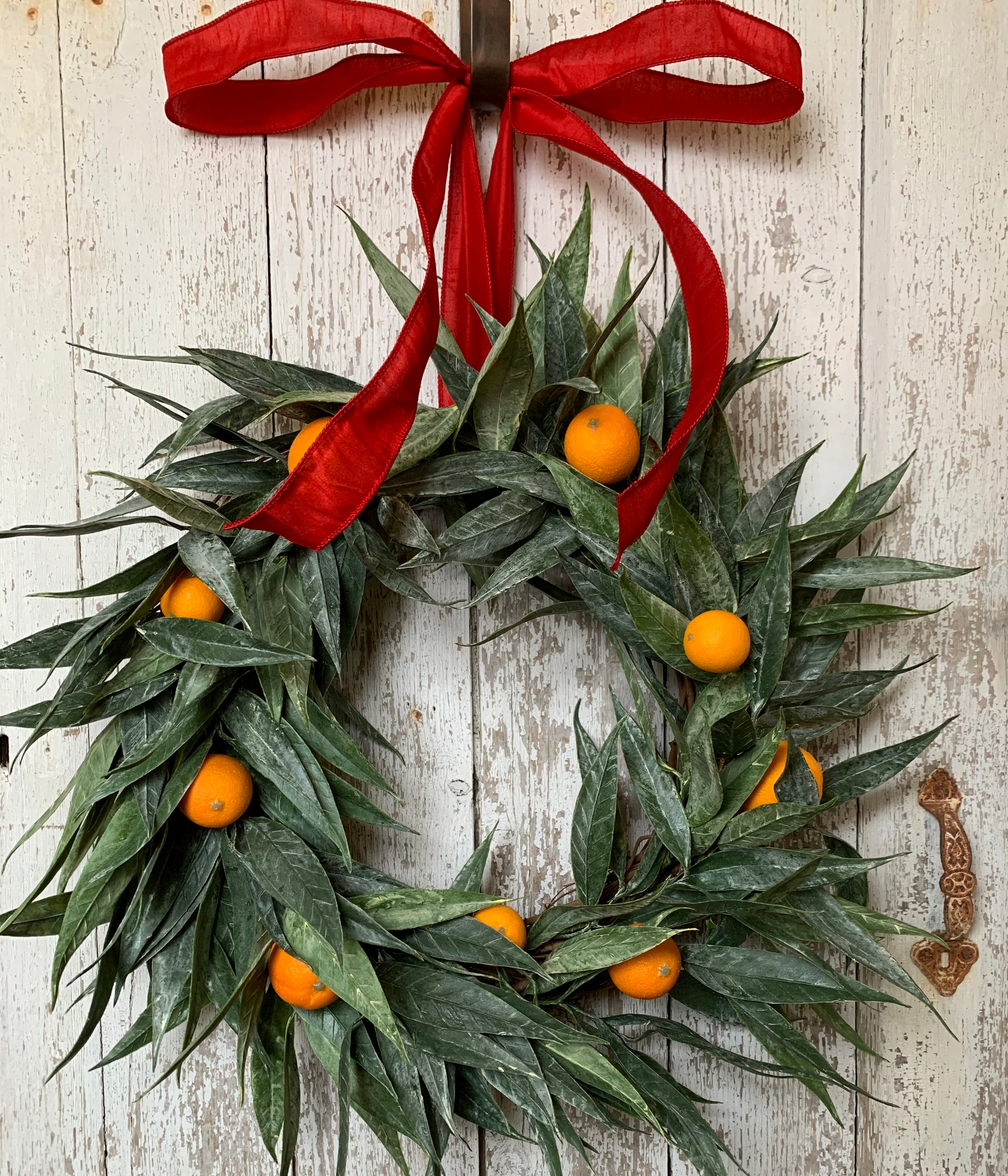 Fruit Wreath for Christmas