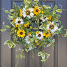 Summer Cottage Sunflower Wreath - TwoInspireYou