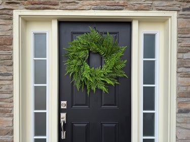 Year Round Fern Wreath - TwoInspireYou