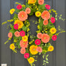 Gerber Daisy Oval Wreath for Spring - TwoInspireYou