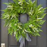 Lily of the Valley Fern Spring Wreath - TwoInspireYou