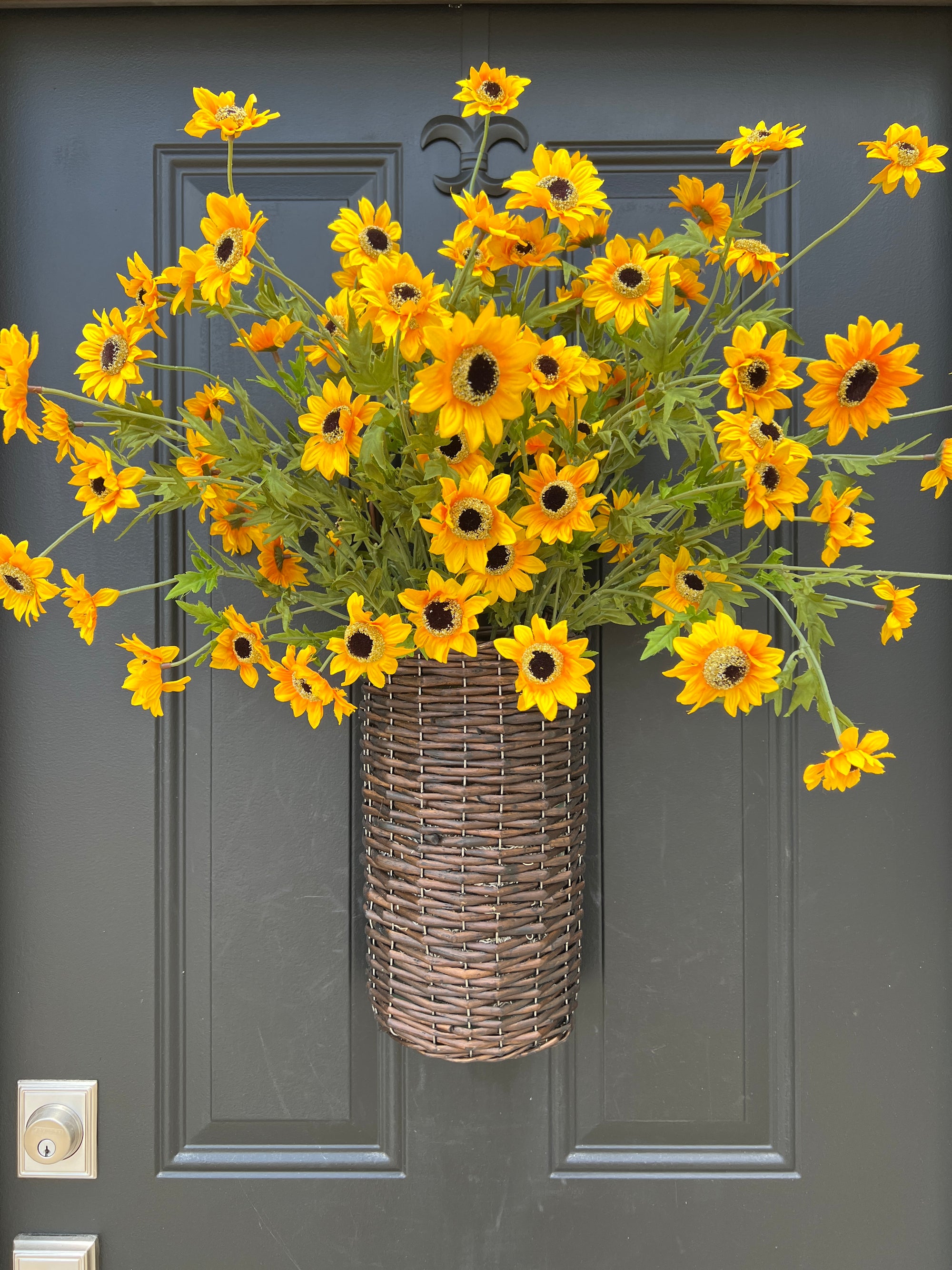 Yellow Black-Eyed Susan Fall Basket