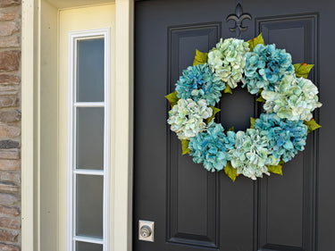 Summer Blue Hydrangea Wreath