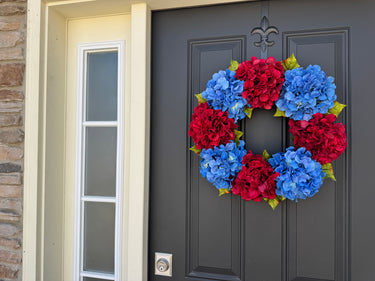 Bold Summer Hydrangea Wreath