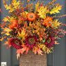 Abundant Autumn Basket Wreath - TwoInspireYou