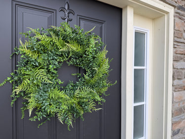 Simple Year Round Fern Wreath