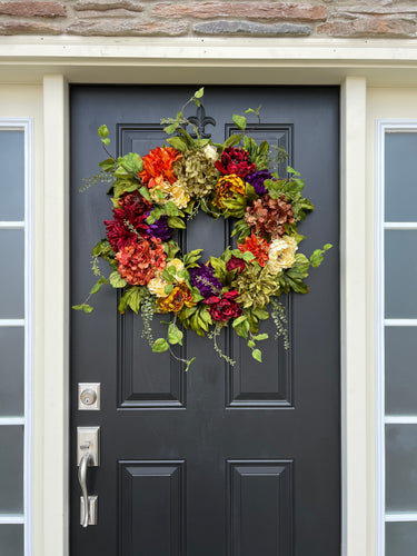 Autumnal Sunset Wreath - TwoInspireYou