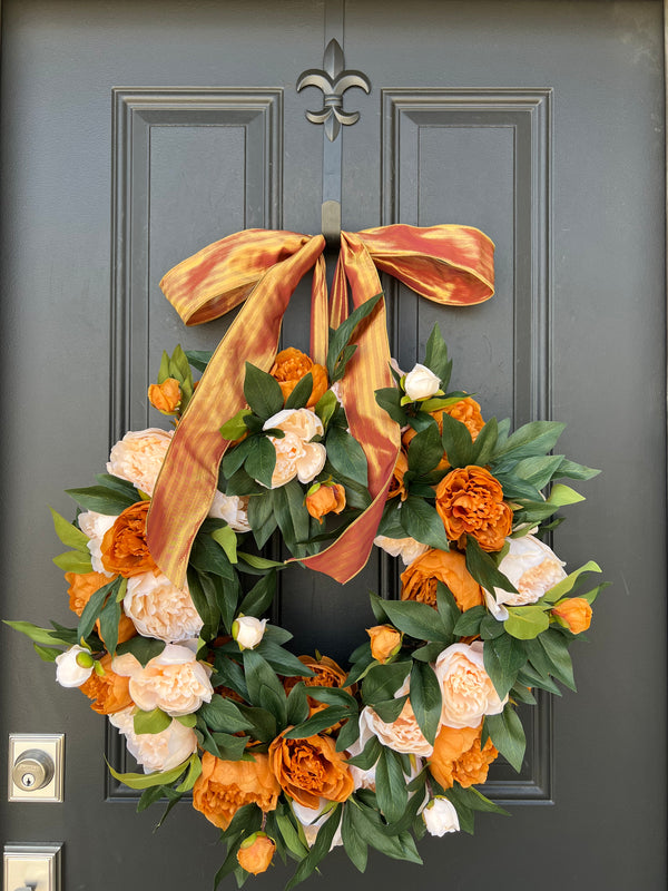 Year Round Fern Wreath for Front Door Display