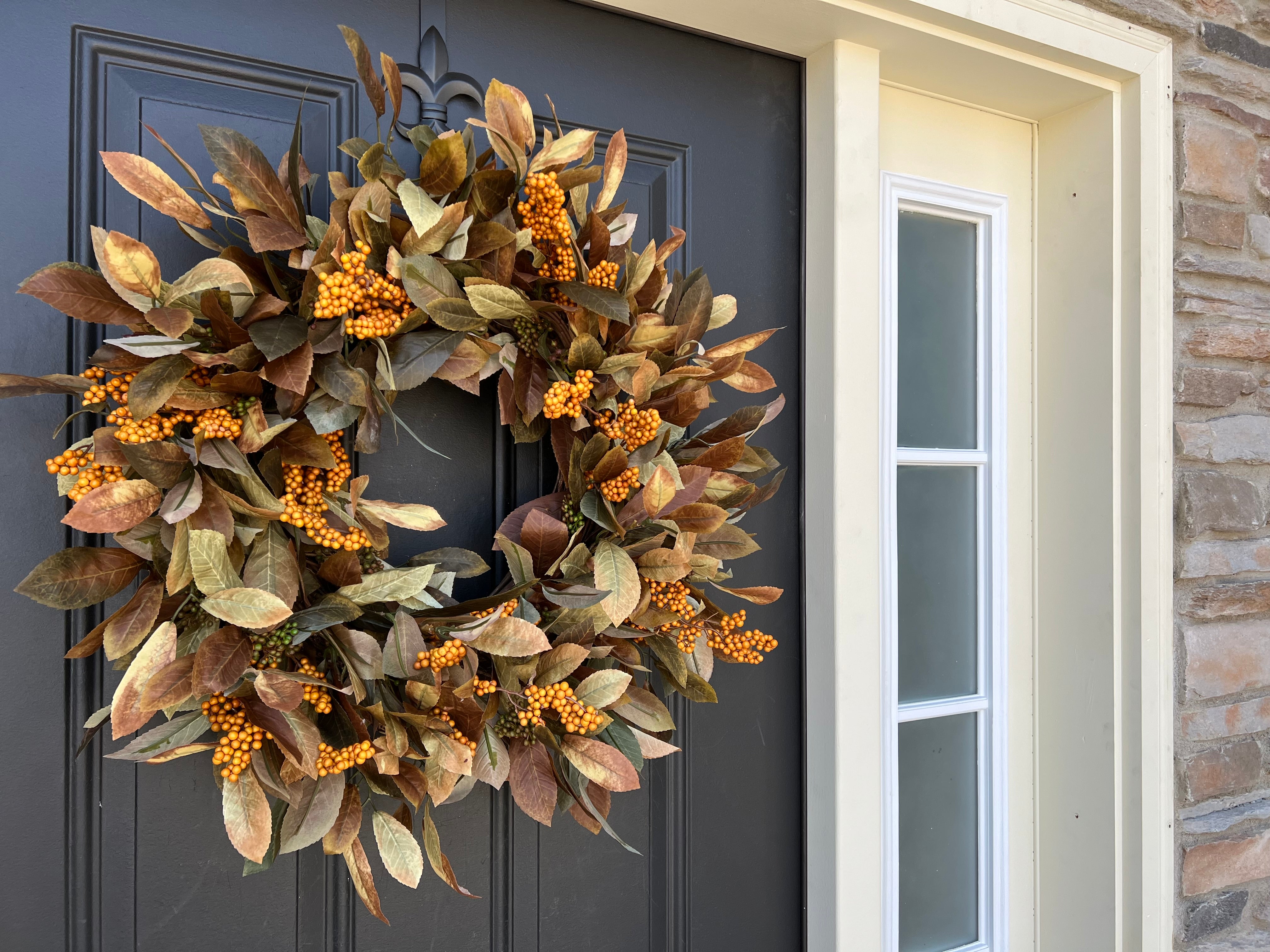 Fall Foliage and Berry Wreath