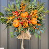 Fall Gatherings Basket with Burlap Wrap - TwoInspireYou