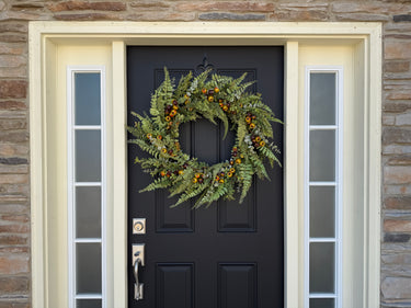 Fern & Berry Greenery Front Door Wreath