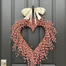 Sweetheart Valentine's Day Pink Heart Wreath - TwoInspireYou