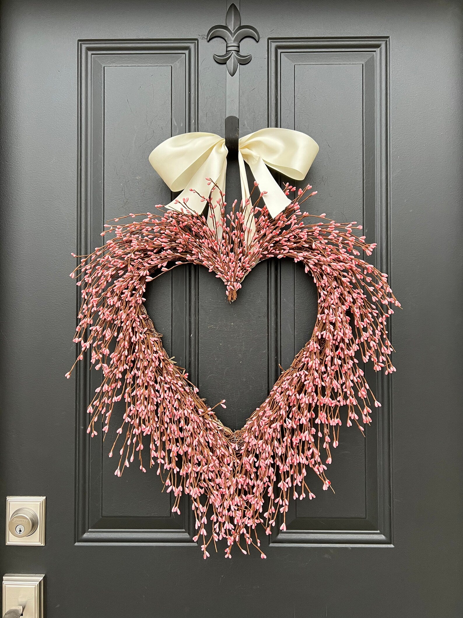 Sweetheart Valentine's Day Pink Heart Wreath