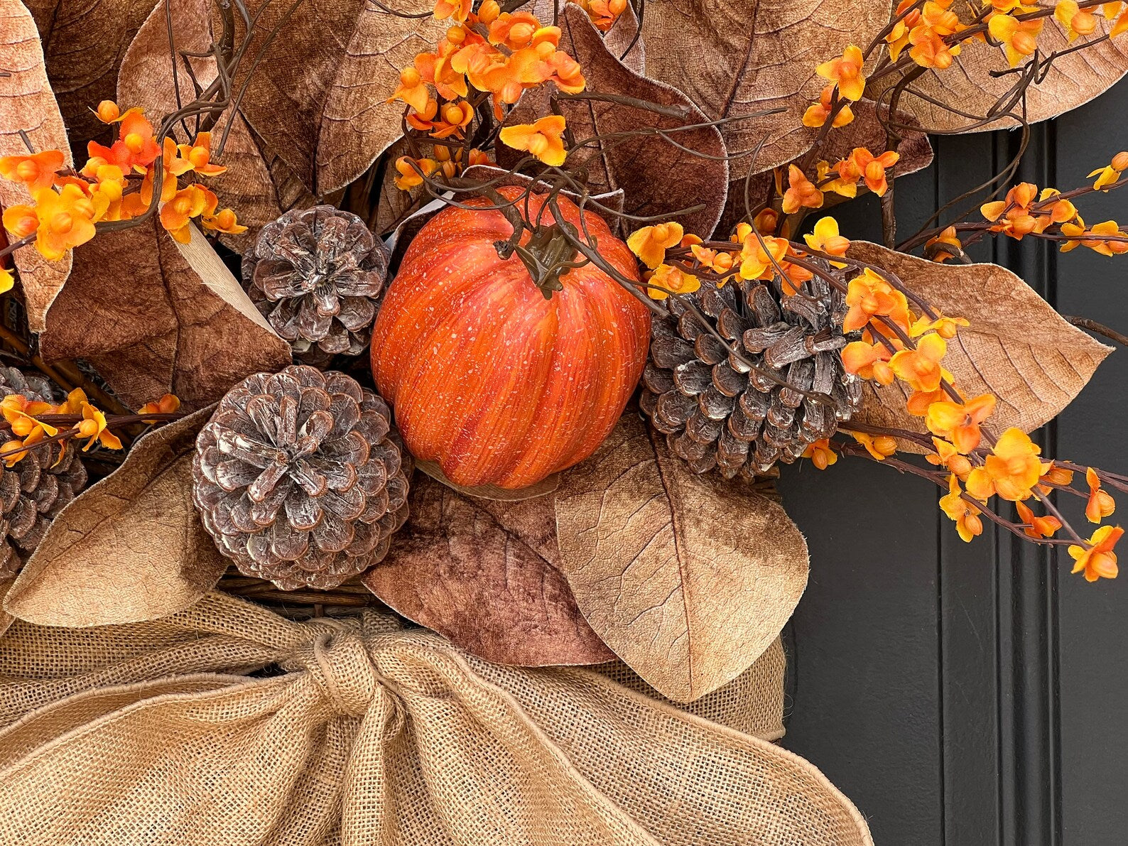 Fall Festival Wreath Basket