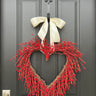 Love Everlasting Red Berry Heart Wreath - TwoInspireYou