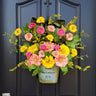 Gerbera Daisy Spring Bucket Wreath - TwoInspireYou
