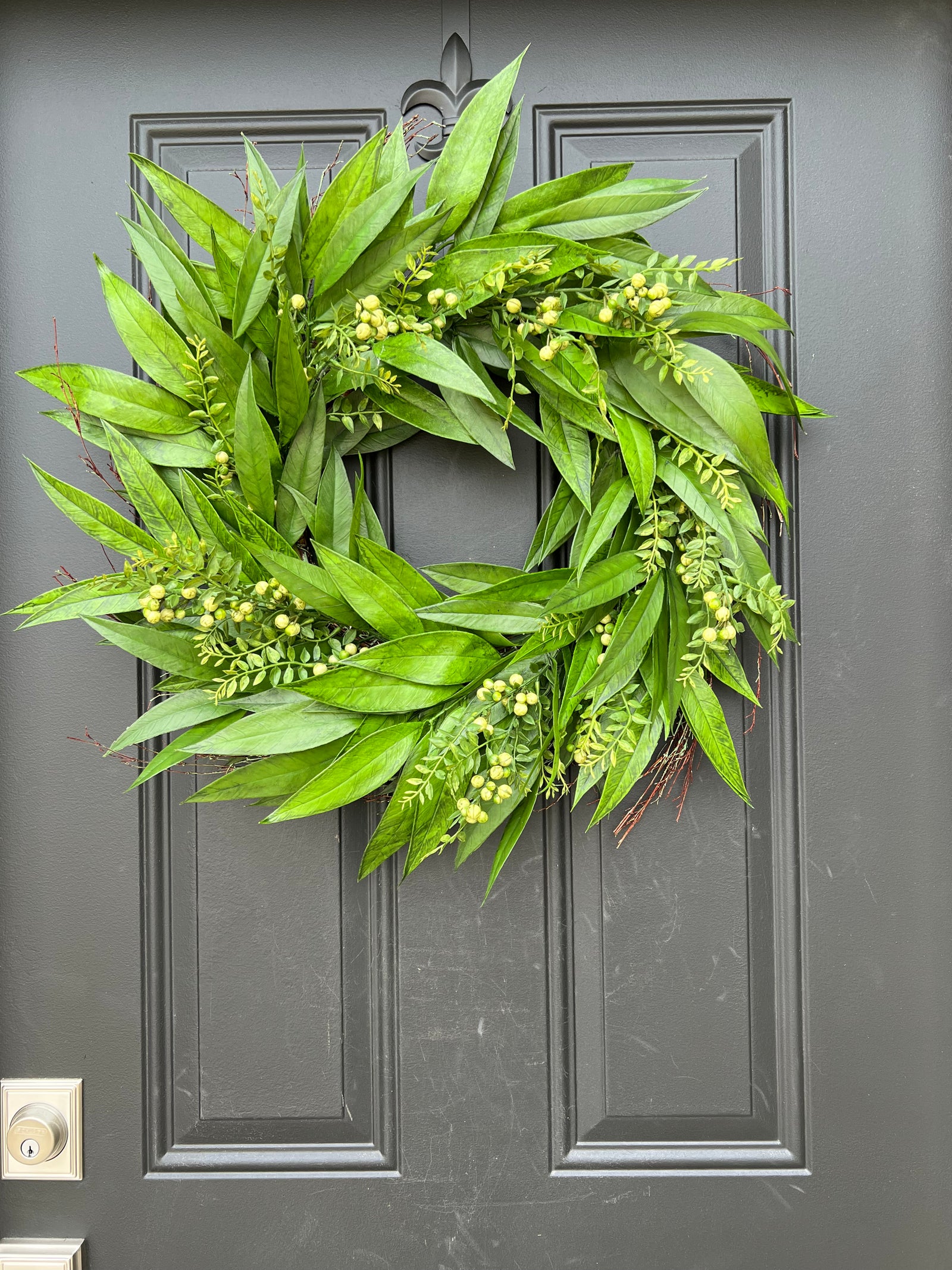 Lavender Lily of the Valley Wreath, Spring Wreaths for Front Door, Easter  Decor