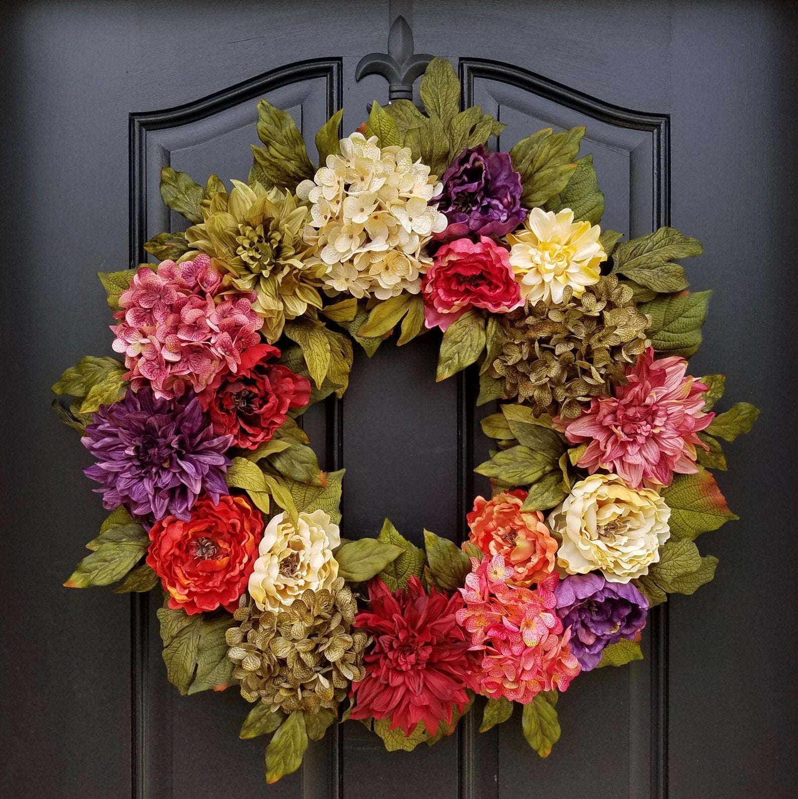 Colorful Floral Wreath