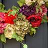 Bold & Beautiful Wreath with Dahlias, Peonies and Hydrangeas - TwoInspireYou
