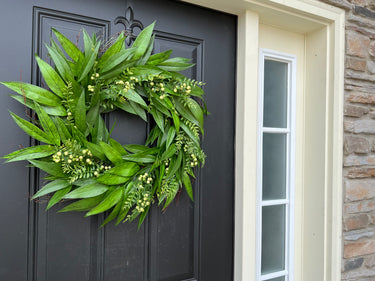 Everyday Willow Bay Leaf Wreath - TwoInspireYou