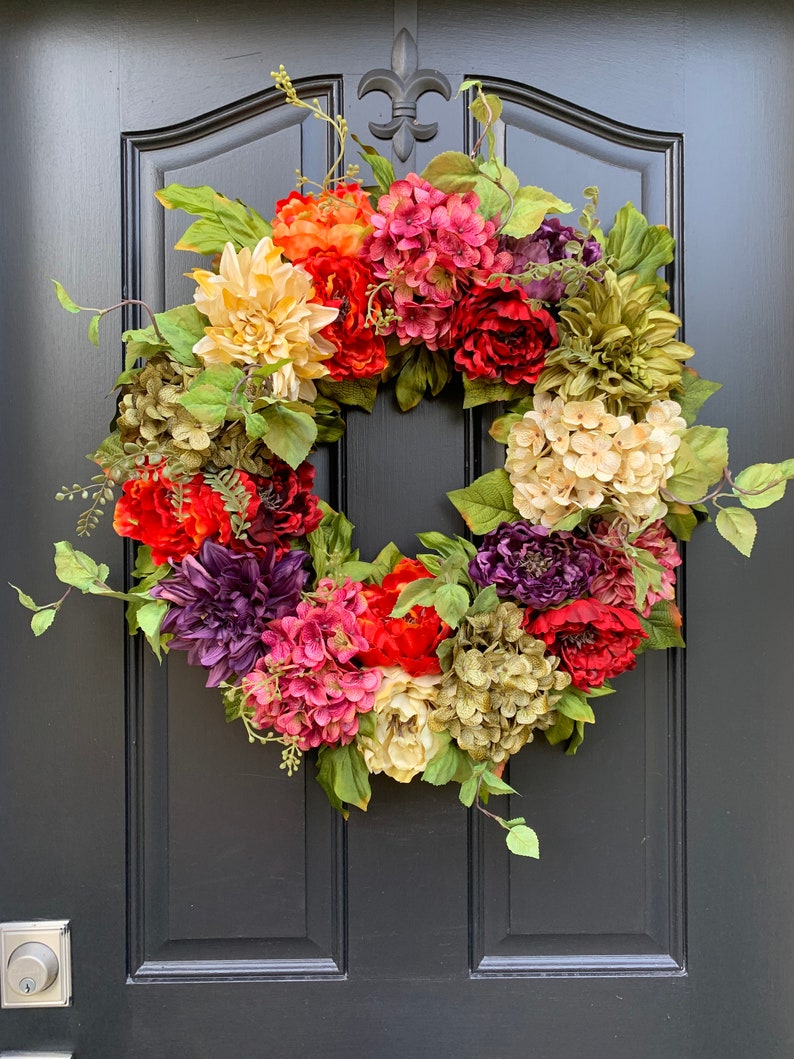 Colorful Floral Wreath