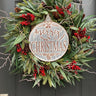 Luxury Christmas Wreath with Merry Christmas Wreath
