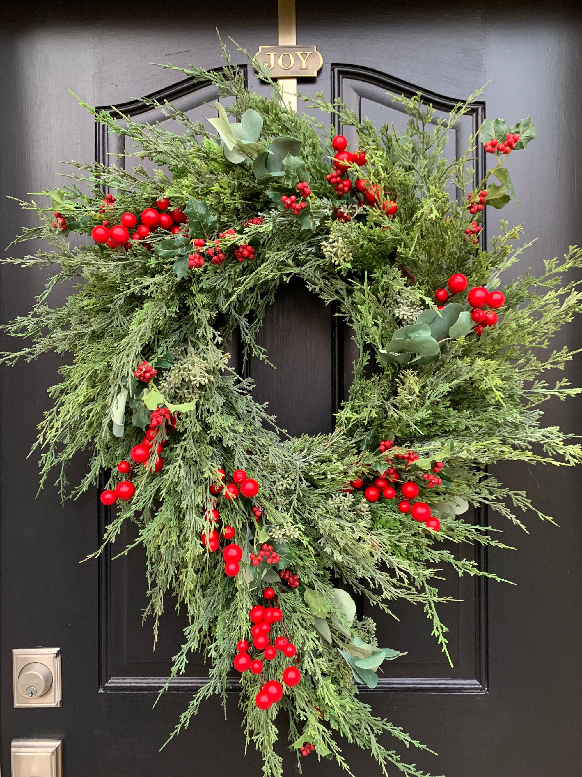 Cypress Winter Wreath