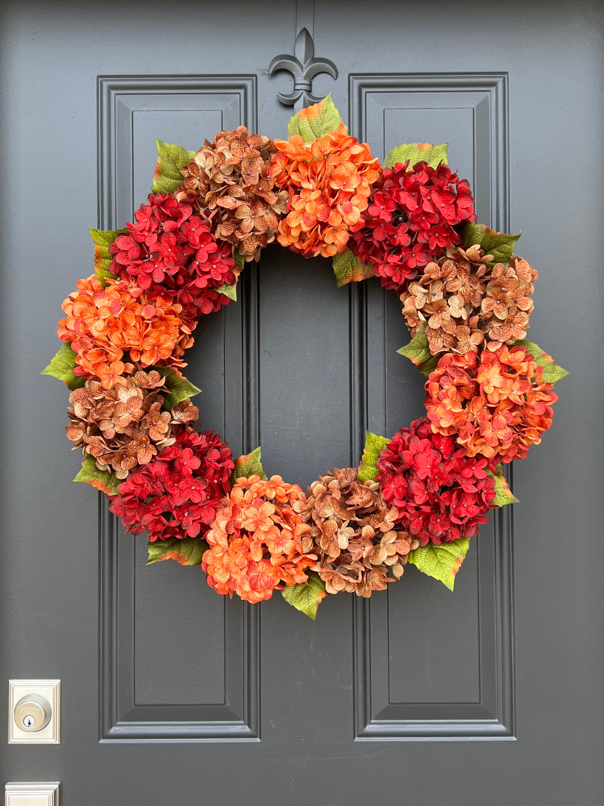 Thanksgiving Hydrangea Wreath