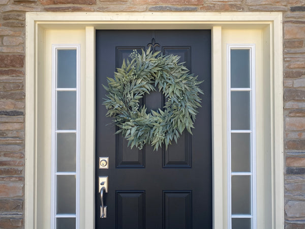 Wreath for Year Round | Sage Green Eucalyptus Wreath - TwoInspireYou