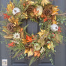 Metallic Silver and Gold Wreath for Fall