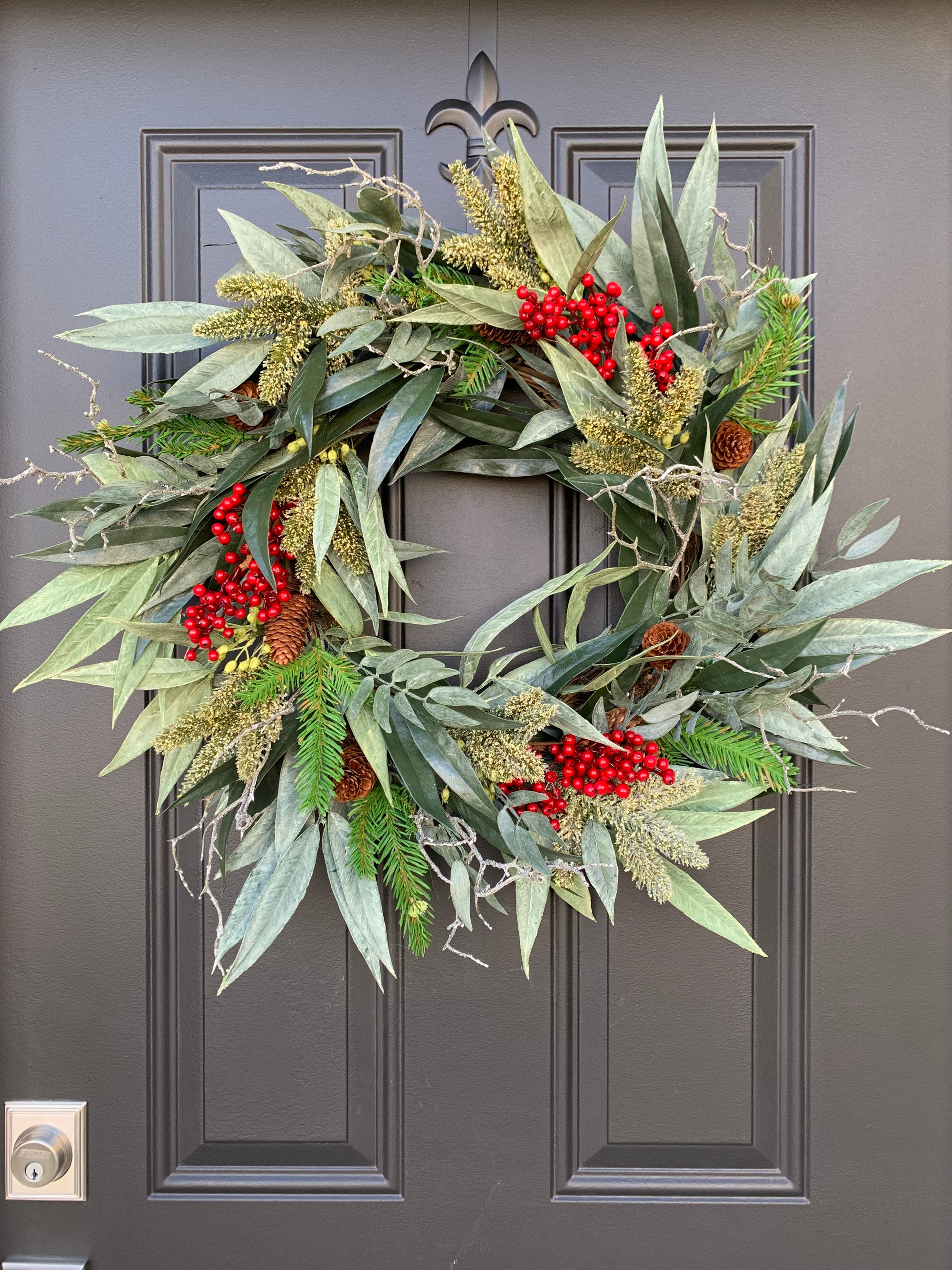 Christmas Forest Wreath with Pine
