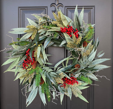 The Christmas Gathering Winter Wreath - TwoInspireYou
