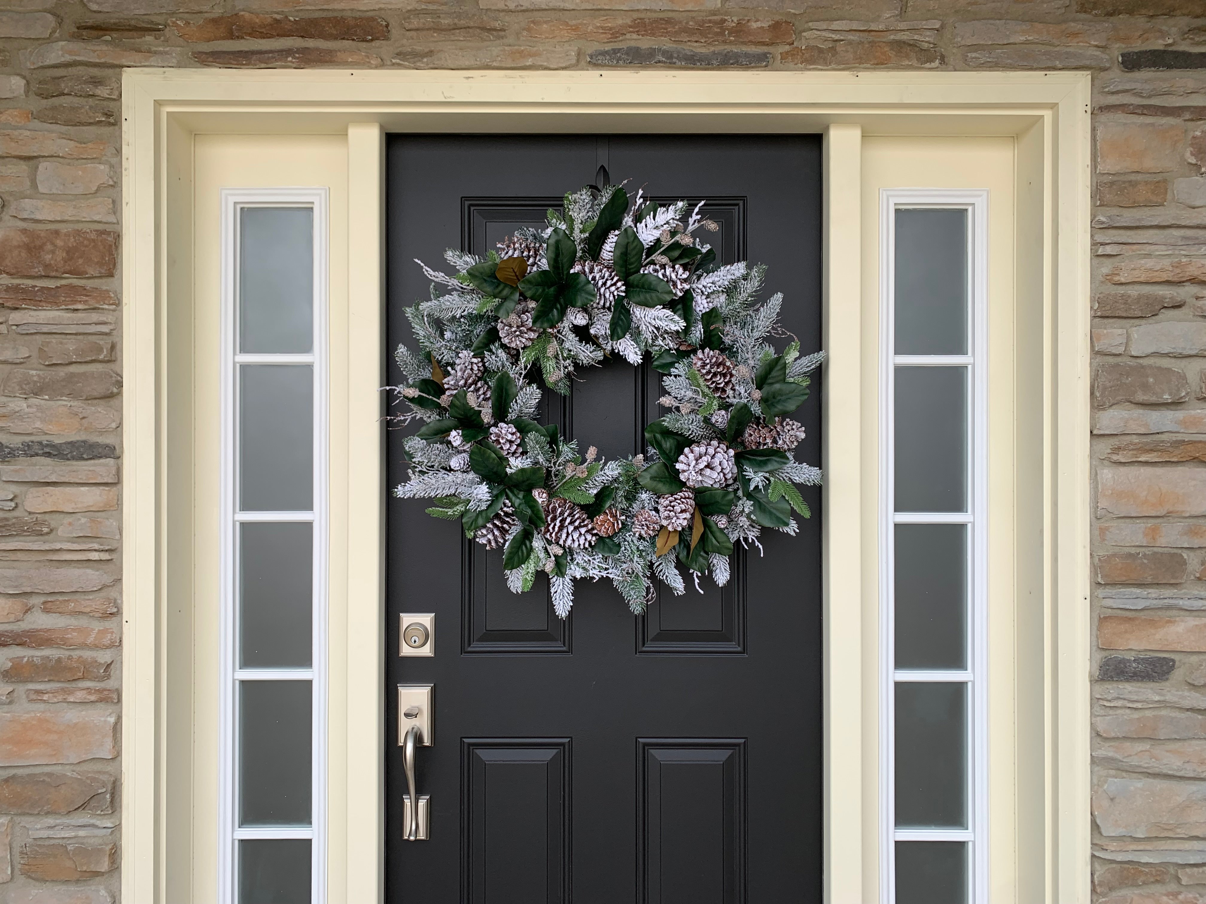 Wintery Wonderland Front Door Wreath