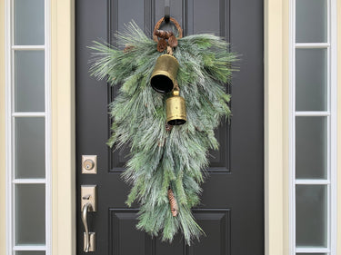 Sleigh Bells Ring Swag Wreath - TwoInspireYou