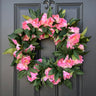 Pink Garden Peony Wreath - TwoInspireYou