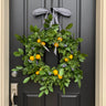 Lemon and Lavender Wreath - TwoInspireYou