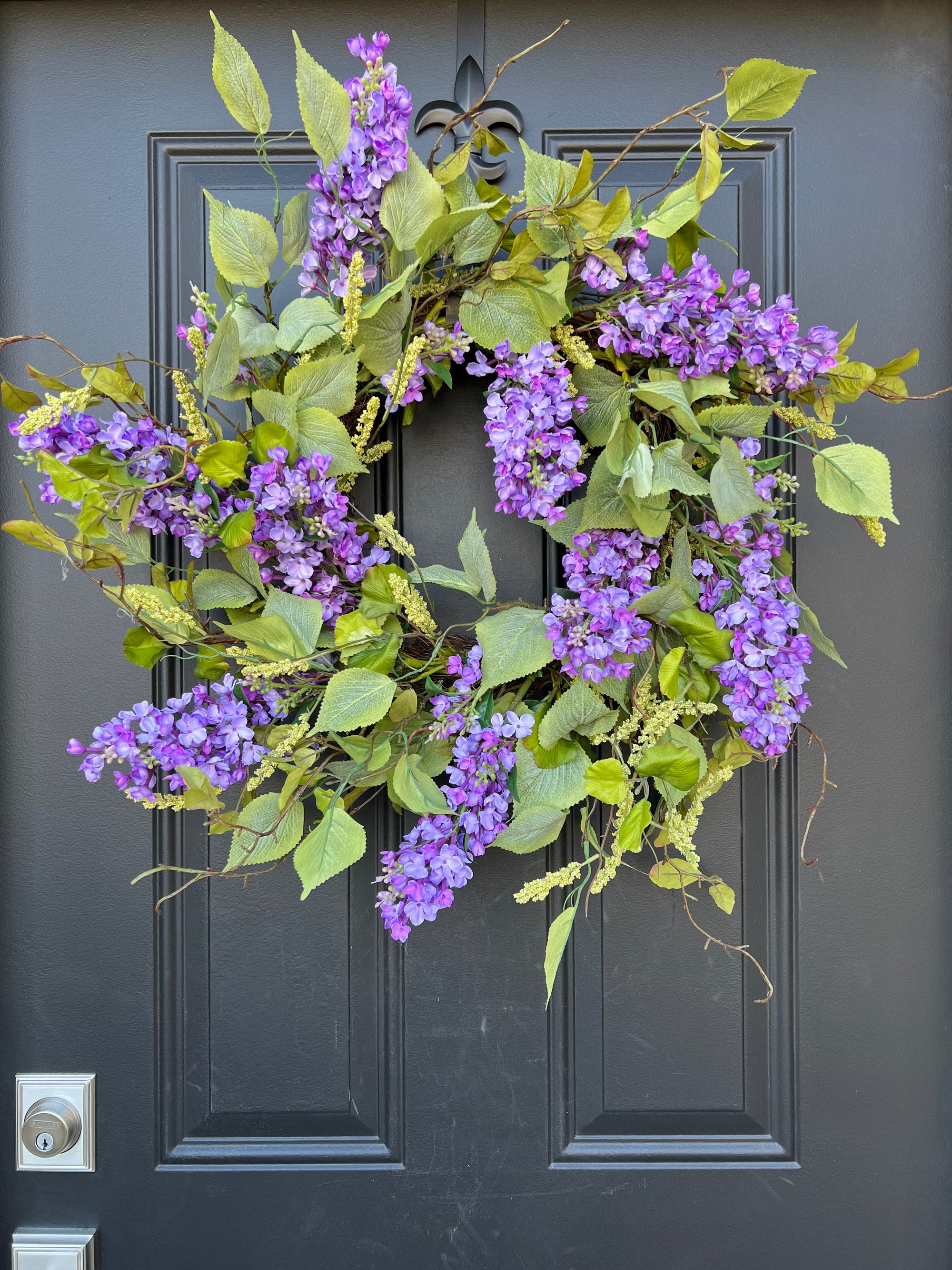 Lavender Lilac Wreath