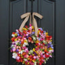 Rainbow Tulip Wreath 
