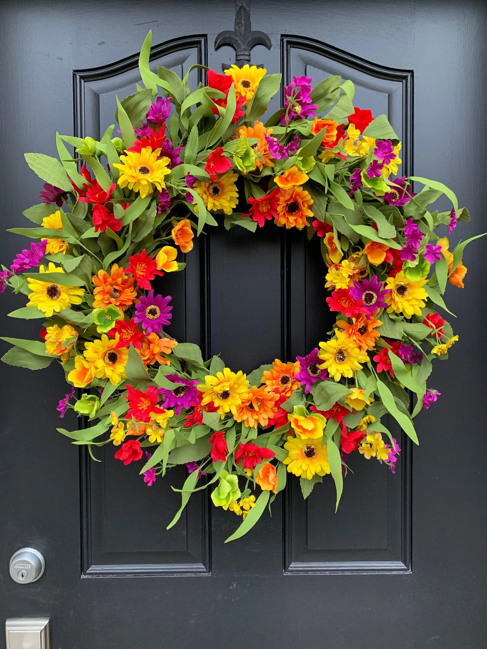 Sunshine and Daisies Wreath