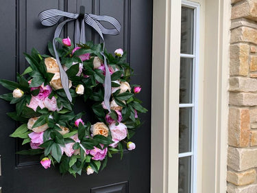 Summertime Peony Wreath - TwoInspireYou