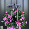 Hot Pink Peony Wreath for Front Door