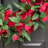 Cranberry Peony Wreath - TwoInspireYou