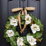 Magnolia Wreath with Flowers 